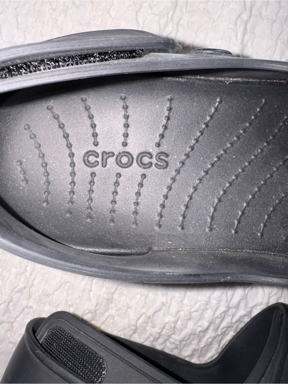 Crocs Skyline Platform Sandals Black 9 - Picture 5 of 10